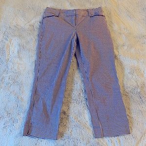 Checkered Crop Pants from New York and Company